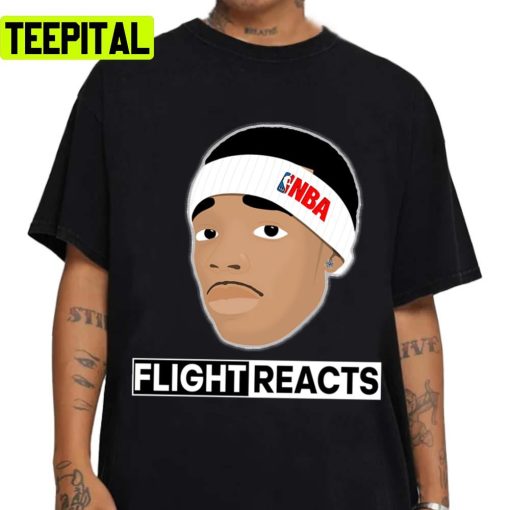 Funny Reaction Flight Reacts Design Unisex T-Shirt