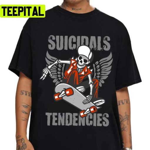 Funny Skateboarding Suicidal Tendencies Rock Band Unisex T-Shirt