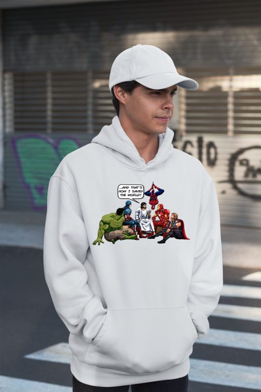 Funny Superheroes With Jesus Unisex Hoodie