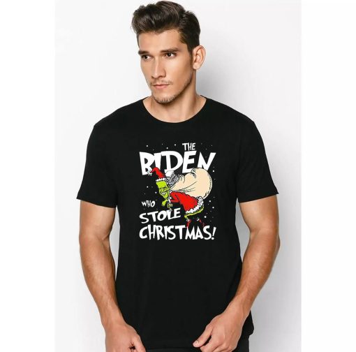 Funny The Biden Who Stolen Christmas Unisex T-Shirt