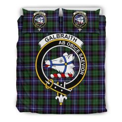 Galbraith Clan Badge Tartan Cotton Bedding Sets