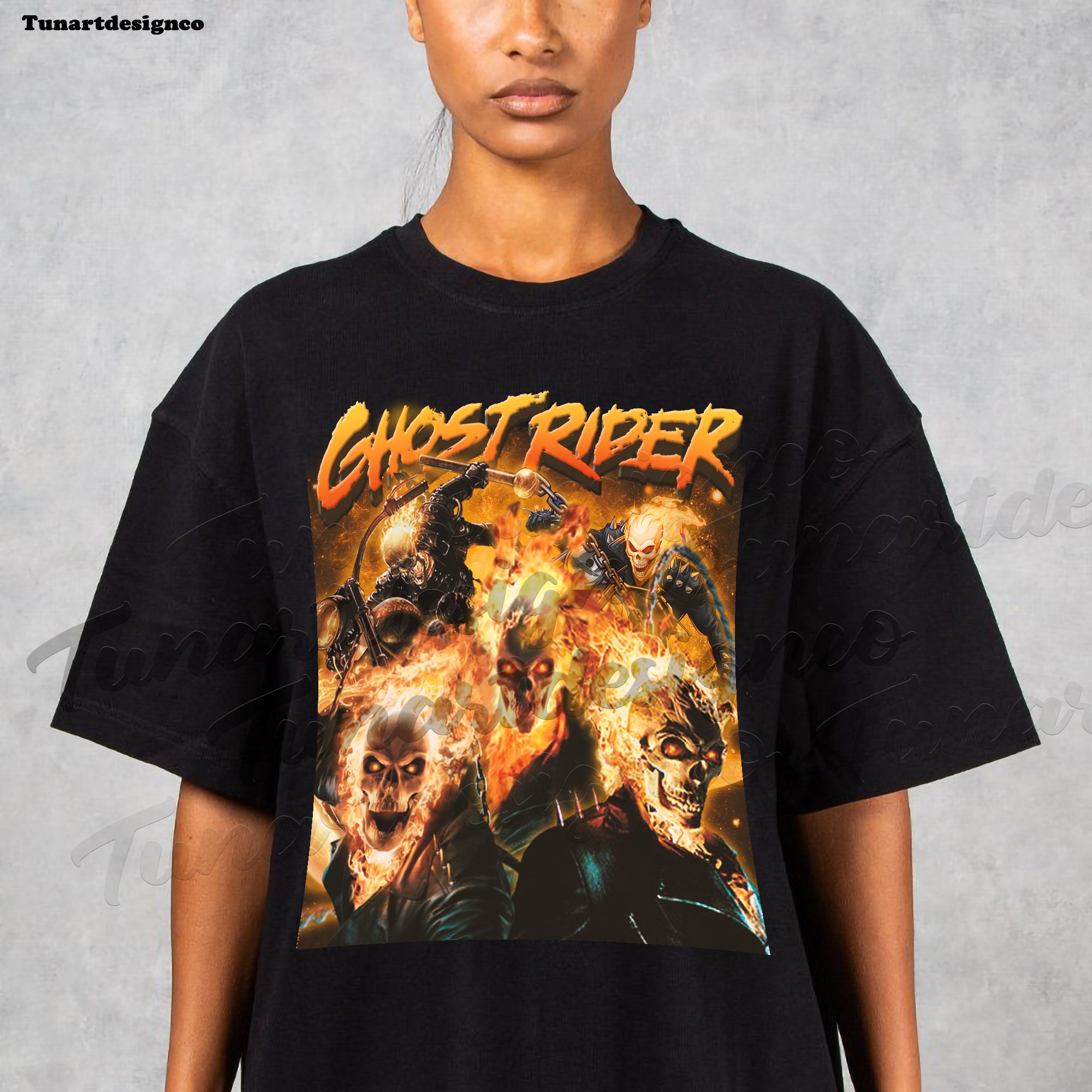 Ghost Rider Vintage Art Unisex T-Shirt