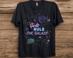 Girls Rule The Galaxy Girls’ Star Wars Unisex T-Shirt