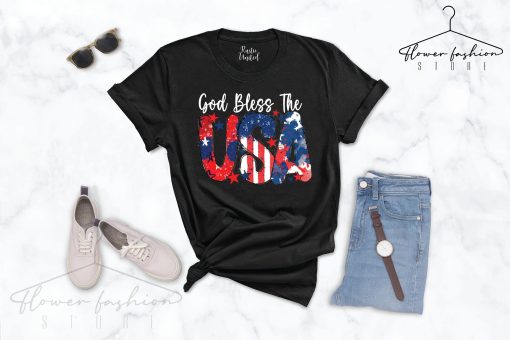 God Bless The Usa 4th Of July Celebration Pride Usa Flag Unisex T-Shirt