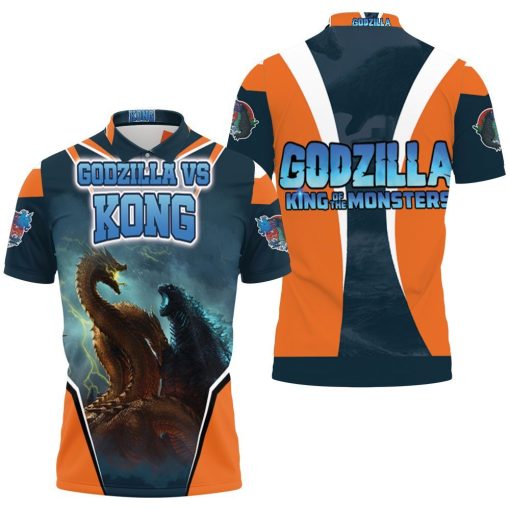 Godzilla Vs Ghidorah This Is My World Godzilla Vs Kong Polo Shirt All Over Print Shirt 3d T-shirt