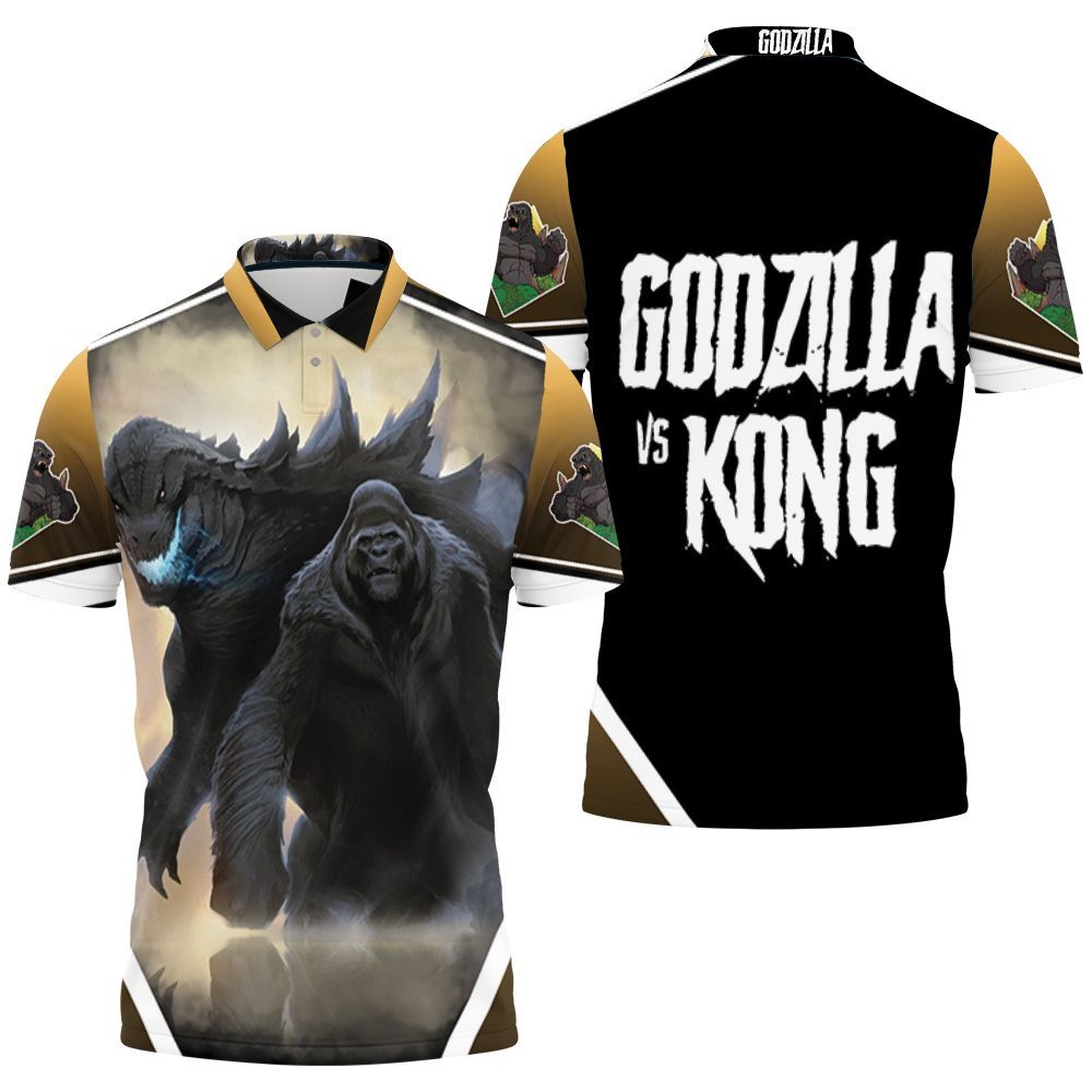 Godzilla Vs Kong All They Want Is Their Family Godzilla Vs Kong Polo Shirt All Over Print Shirt 3d T-shirt