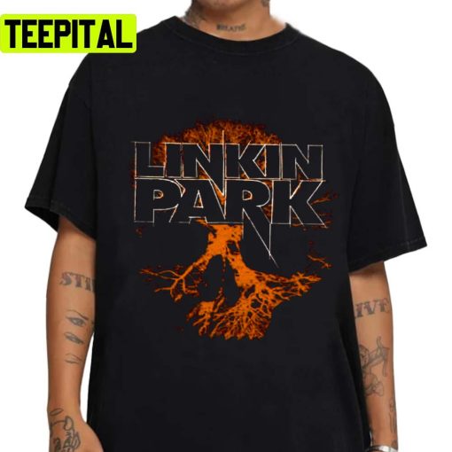 Gold Skull Lp Best Selling Linkin Park Band Unisex T-Shirt