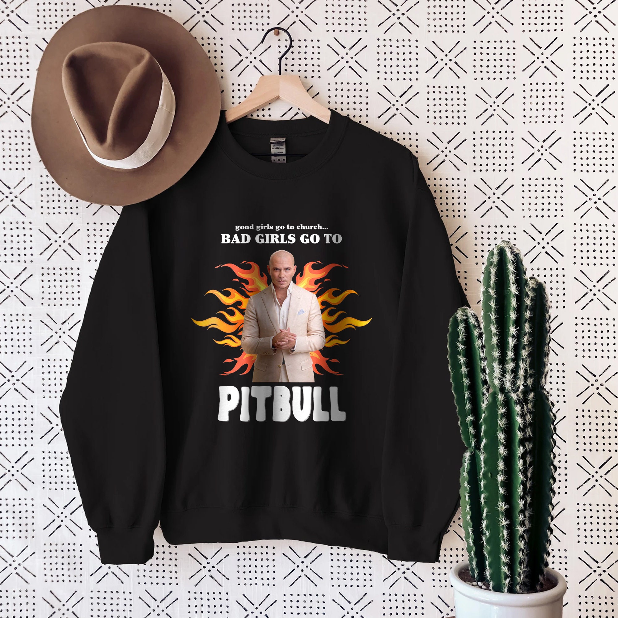 Good Girls Go To Church Bad Girls Go To Pitbull Unisex T-Shirt