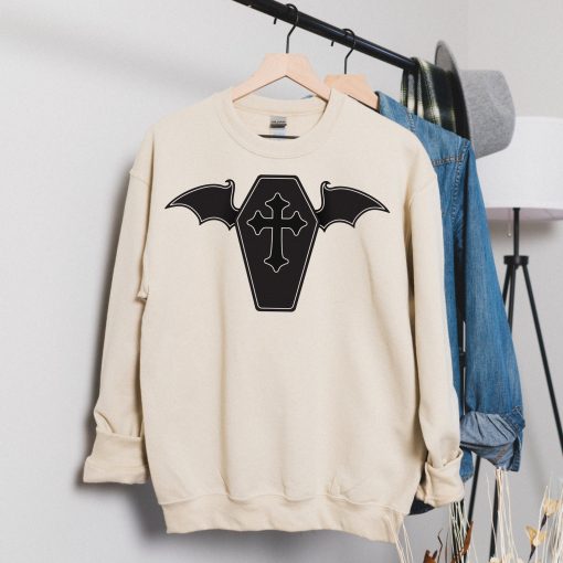 Gothic Coffin Dark Academia Unisex Sweatshirt