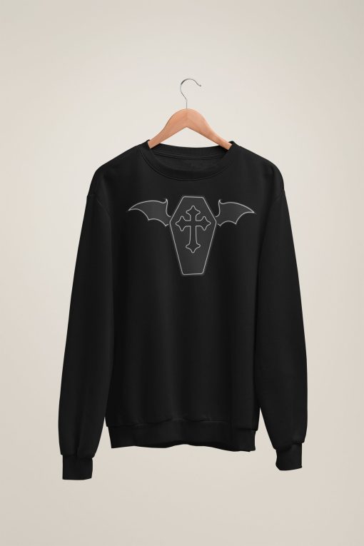 Gothic Coffin Dark Academia Unisex Sweatshirt