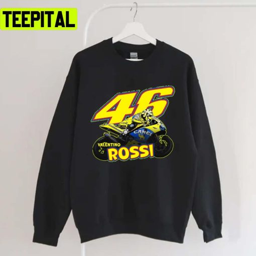 Graphic Valentino Rossi The Doctor Motorbike Racing Unisex T-Shirt