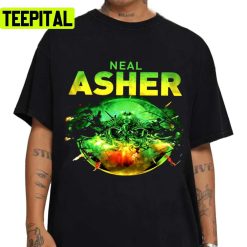 Green Art Neal Asher Design Unisex T-Shirt