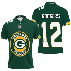 Green Bay Packers Aaron Rodgers 12 3d Jersey Polo Shirt All Over Print Shirt 3d T-shirt