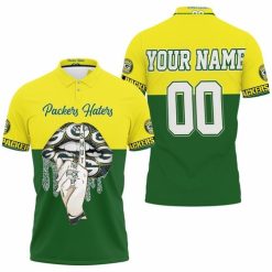 Green Bay Packers Hatter Shut The F Up Shhh Glitter Pattern Lips Fan 3d Personalized Polo Shirt Model A6417 All Over Print Shirt 3d T-shirt