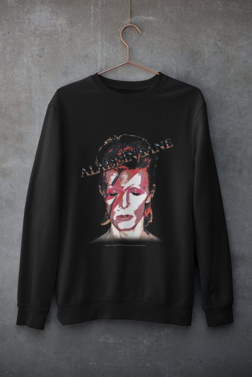 Grey David Bowie Aladdin Sane Illustration Unisex T-Shirt