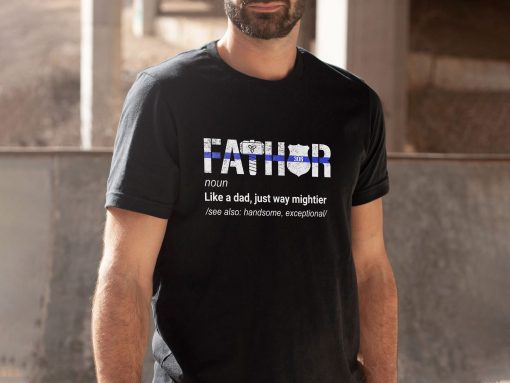 Grunge Art Fathor Like A Dad Just Way Mightier Father’s Day Unisex T-Shirt