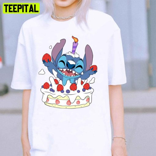 Happy Birthday Stitch Unisex T-Shirt