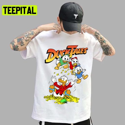 Happy Face Duck Tales Art Design Unisex T-Shirt