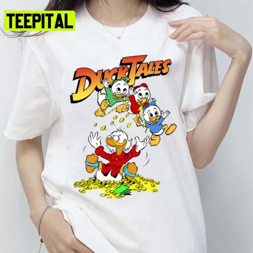 Happy Face Duck Tales Art Design Unisex T-Shirt