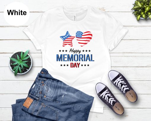 Happy Memorial Day Usa Flag Veterans Day Unisex T-Shirt