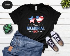 Happy Memorial Day Usa Flag Veterans Day Unisex T-Shirt