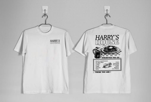 Harry House Wherever You Go Music For A Sushi Restaurant, Harry’s House Love On Tour 2022 Double Sided Unisex T-Shirt