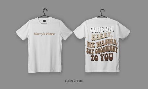 Harry’s House Lyrics Come On Harry We Wanna Say Goodnight To You As It Was Double Sided Unisex T-Shirt