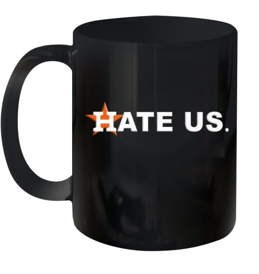 Hate Us Houston Baseball Premium Sublime Ceramic Coffee Mug Black