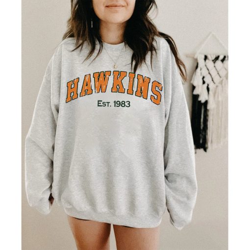 Hawkins Est 1983 Classic Design Unisex Sweatshirt