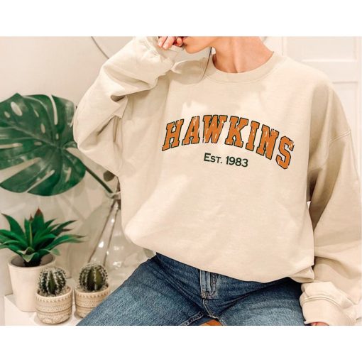 Hawkins Est 1983 Classic Design Unisex Sweatshirt