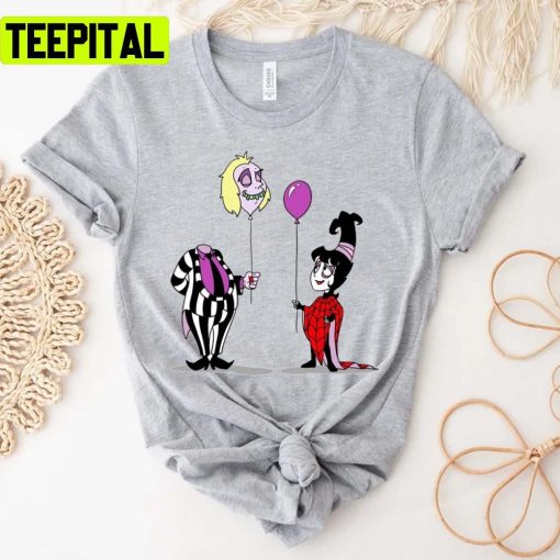 Head Baloon Cartoon Beetlejuice Unisex T-Shirt