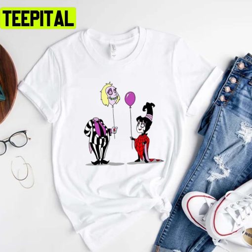 Head Baloon Cartoon Beetlejuice Unisex T-Shirt