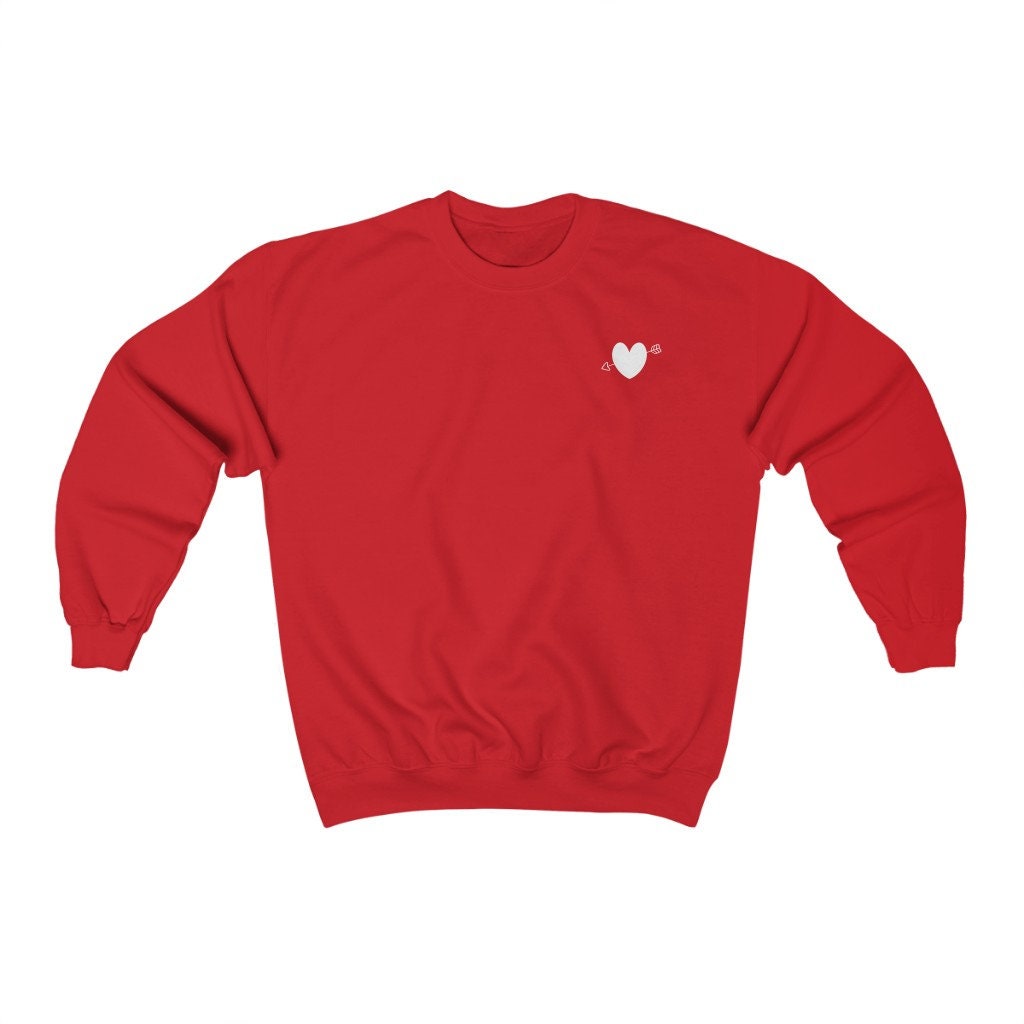 Heart Crewneck Cute Unisex Sweatshirt