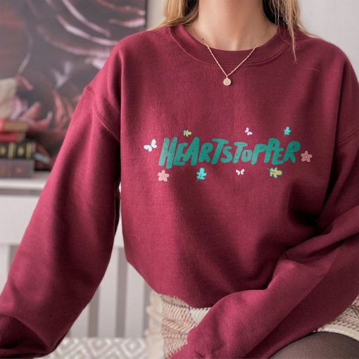 Heartstopper Hi Hi Cute Flower Unisex Sweatshirt