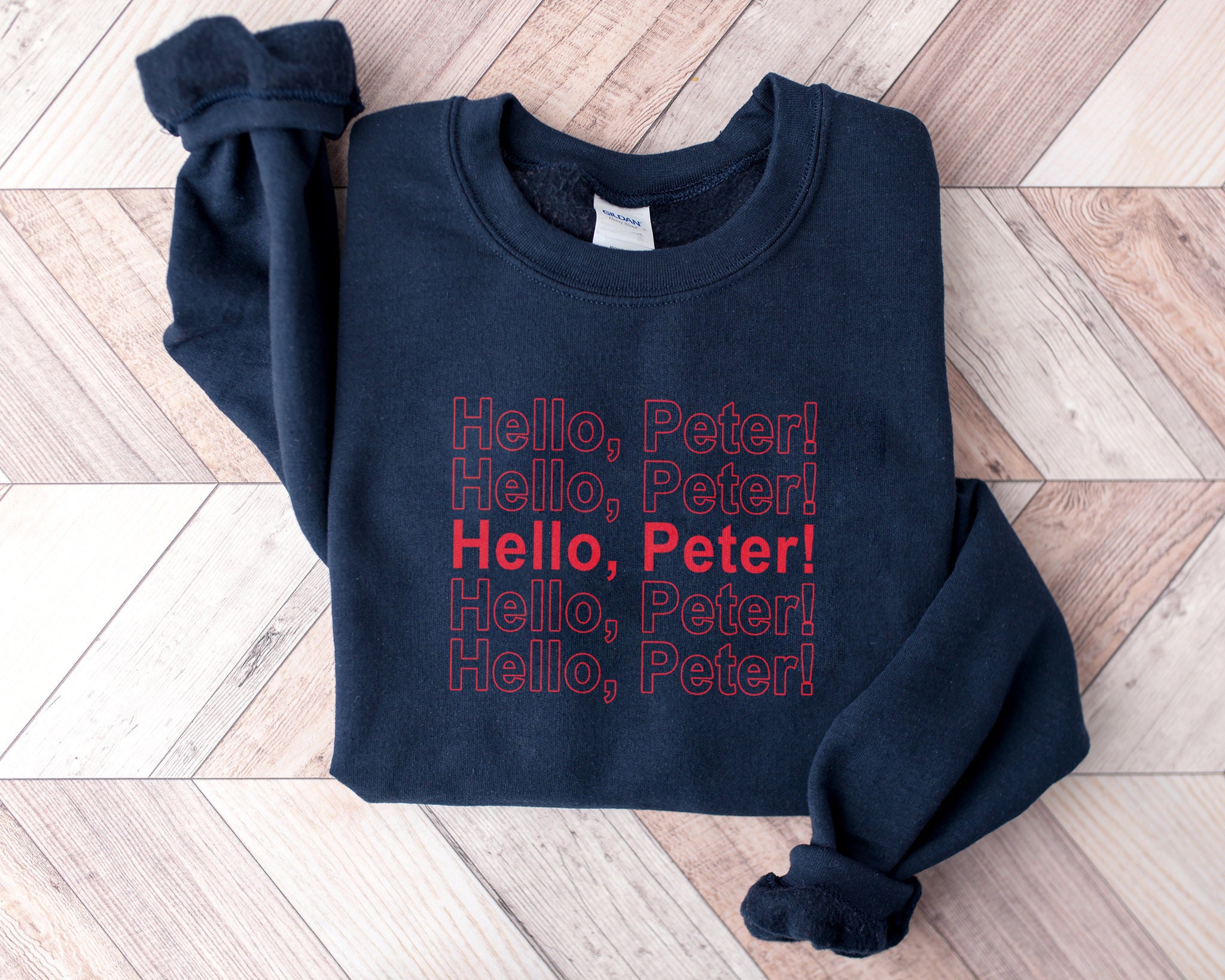 Hello Peter Spider-Man No Way Home Unisex Sweatshirt