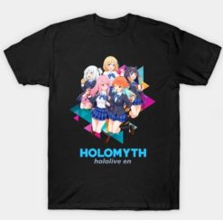 Hololive Japan Gawr Gura Watson Amelia Takanashi Kiara Unisex T-Shirt