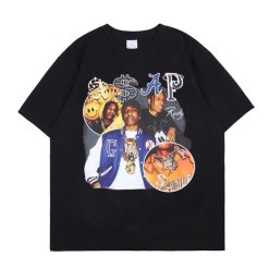 Hot Sale Asap Rocky Portrait Graphic Aesthetics Unisex T-Shirt