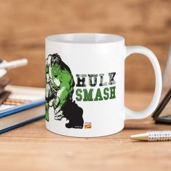 Hulk Marvel Smash Premium Sublime Ceramic Coffee Mug White