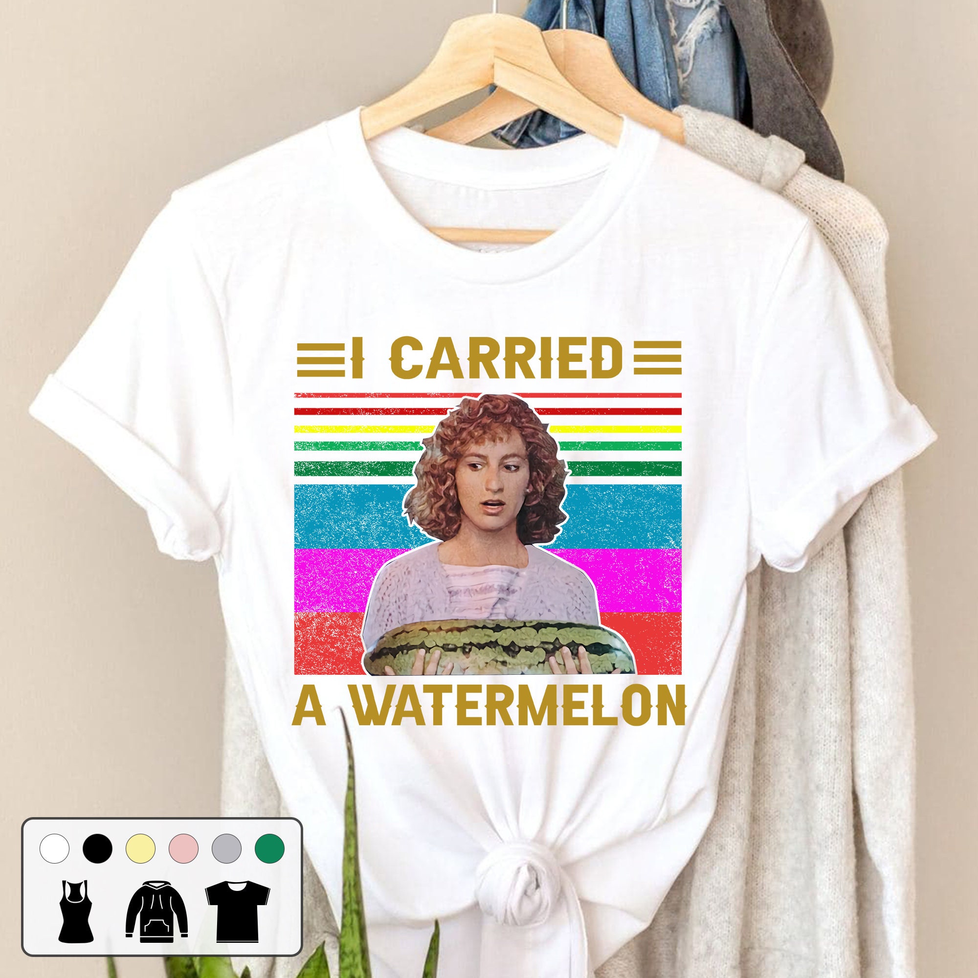 I Carried A Watermelon Dirty Dancing 80s Movie Vintage Unisex T-Shirt