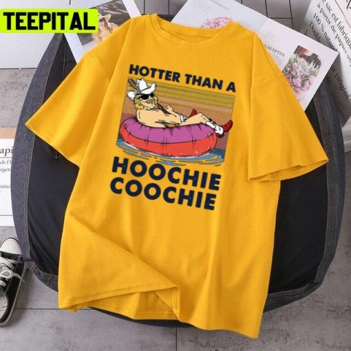 I Like Cats And Coffee And Maybe 3 People Hotter Than A Hoochie Coochie Unisex T-Shirt