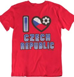 I Love Czech Republic Football 2022 Unisex T-Shirt