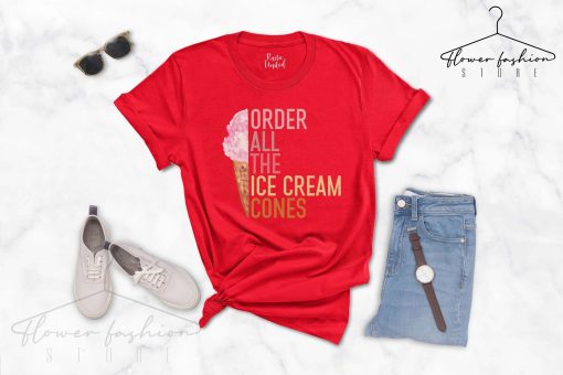 Ice Cream Lover Funny Kid’s Summer Unisex T-Shirt