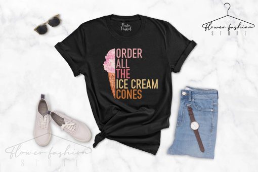 Ice Cream Lover Funny Kid’s Summer Unisex T-Shirt