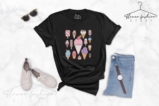 Ice Cream Party Ice Cream Lover Funny Summer Unisex T-Shirt