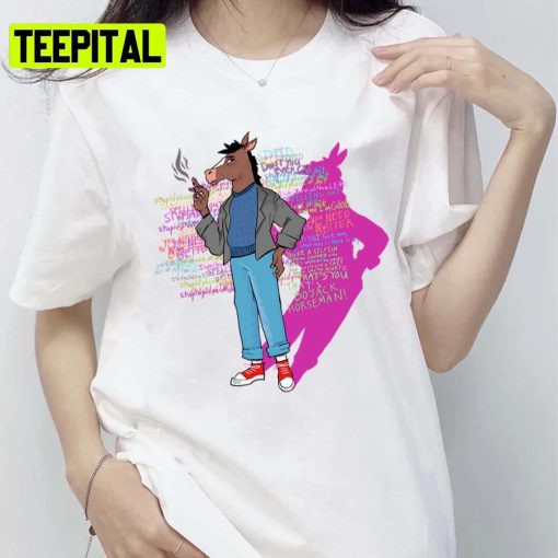 Iconic Art In Bojack Horseman Unisex T-Shirt