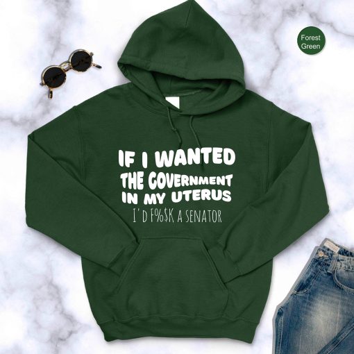 If I Wanted The Government In My Uterus Feminist Pro Choice Unisex Hoodie