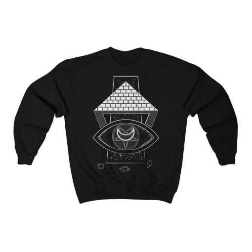 Illuminati Goth Aesthetic All Seeing Eye Unisex Sweatshirt