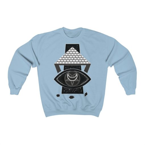 Illuminati Goth Aesthetic All Seeing Eye Unisex Sweatshirt