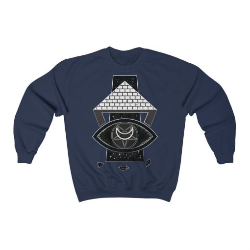 Illuminati Goth Aesthetic All Seeing Eye Unisex Sweatshirt