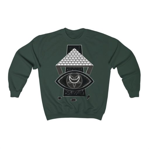 Illuminati Goth Aesthetic All Seeing Eye Unisex Sweatshirt